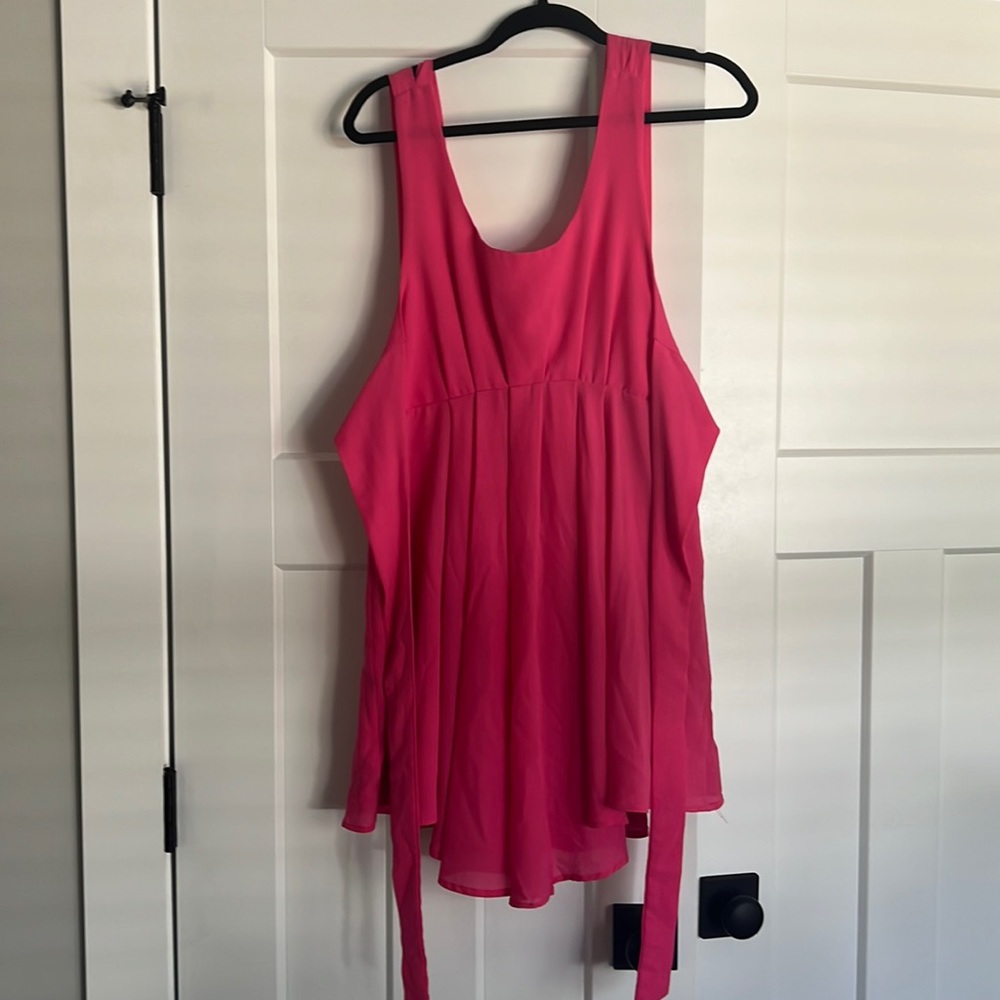 Fab’rik pink tie dress size L